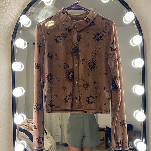 Sheer button down - Picture 1 of 1